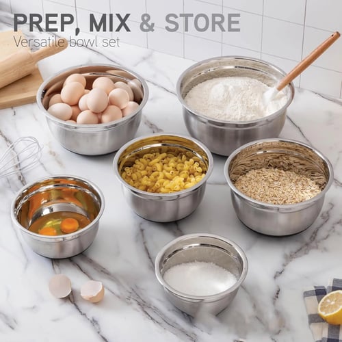 طقم بوادي اسئل بغطاء 3 قطعه من اواني ماس