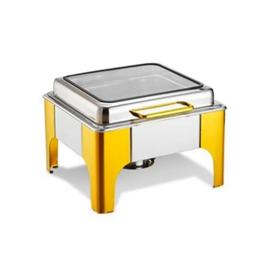 سخان فضي بارجل ذهبي 6 لتر