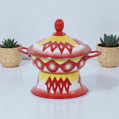 سخان غضار احمر تراثي