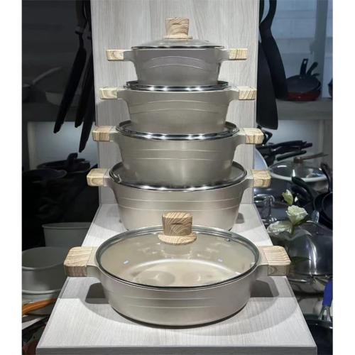 طقم قدور جرانيت فاخر