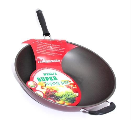 مقلاة ووك بيديني لطهي الطعام مع قبضة يد مثالية لاس...