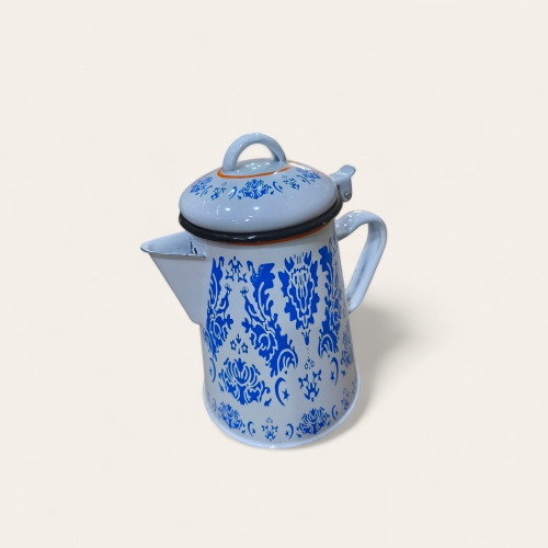 دلة حليب تراثية ابو طير ازرق من اواني ماس