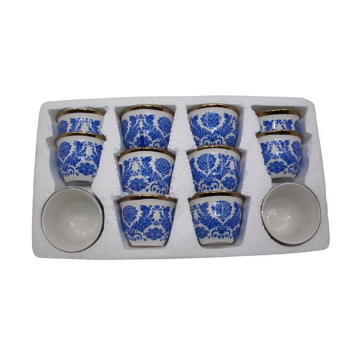 فناجيل ابو طير وسط وكبير-ازرق