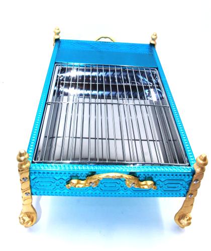 منقَّل شواء. أزرق