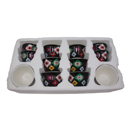 فناجيل قهوة عسيري اسود