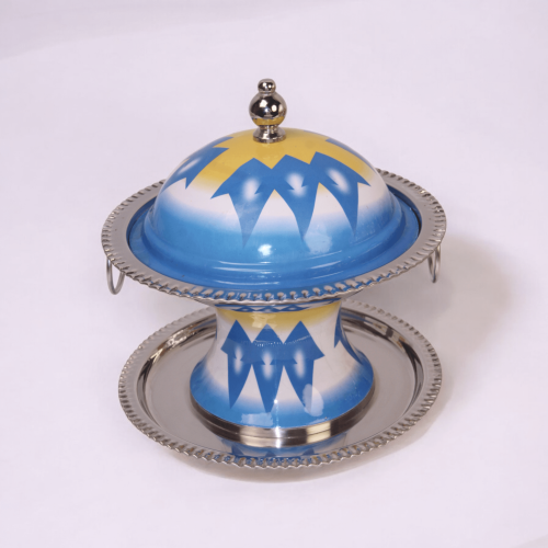 تمرية غضار استيل تراثي اللون الازرق