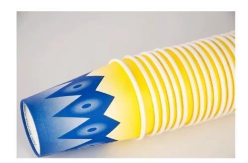 كاسات غضار ورقية للقهوة –أزرق