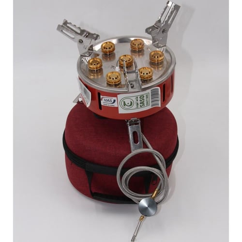 موقد 5 عيون برتقالي