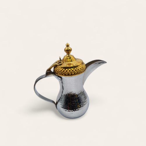 دلة حب الرمان نحاس فضي