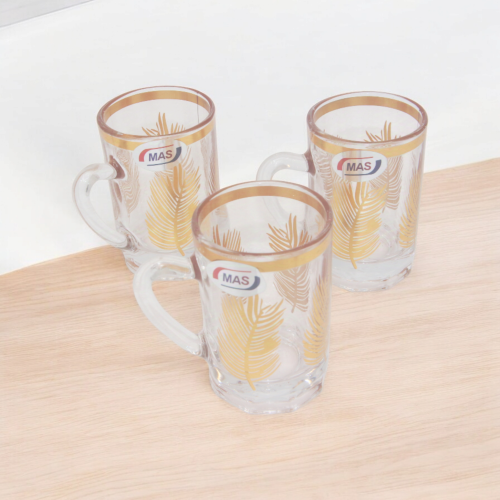 الاصلي بيالة شاي ذهبية مقاوم للكسر تراثية مميزة بن...