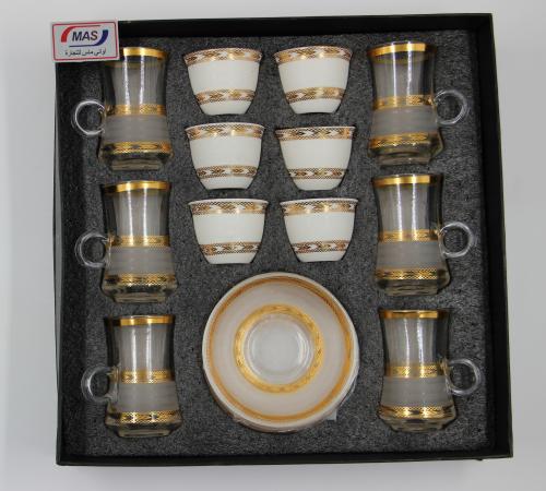 طقم فناجين قهوةظ+شاي