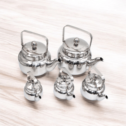 ابريق شاي استانلس استيل بمقبض اتسيل