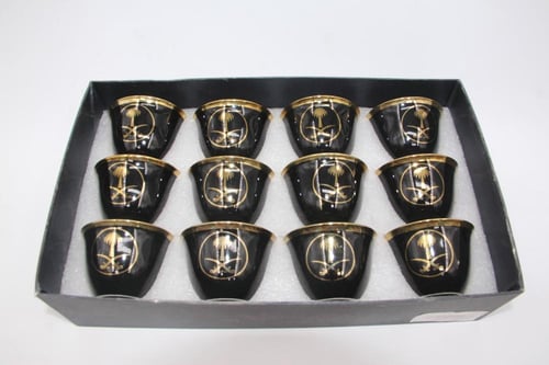 فناجيل سيفين ونخله اسود مذهب