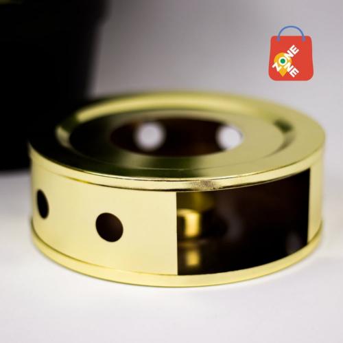 أضف لمسة ذهبية إلى منزلك مع قاعدة شمع استل استيل