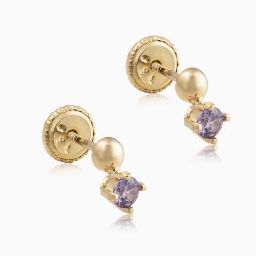 اقراط لحديثي الولادة لمواليد شهر جون