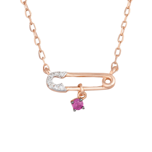 عقد من الذهب و الالماس