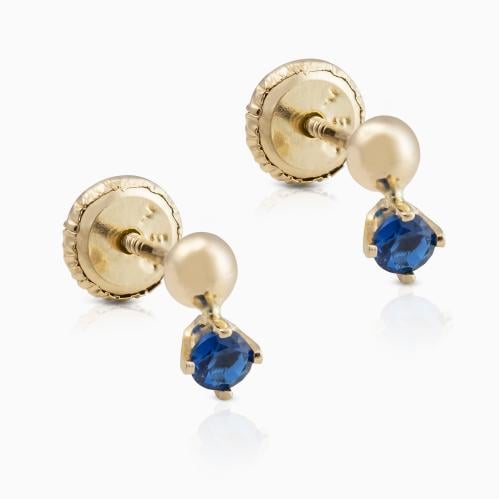 اقراط لحديثي الولادة لمواليد شهر سبتمبر