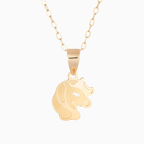 سلسال اليونيكورن الأصفر