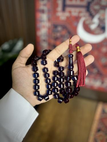 سبحه زعفراني حرباء بنفسجي