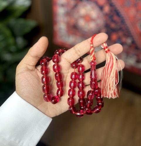 مسباح زعفران وردي بيضاوي