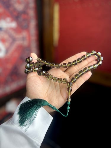 مسباح زعفران ايراني اخضر حرباء فواح