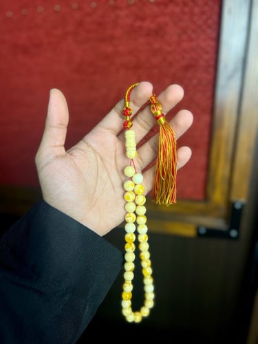 مسباح تراب كهرمان فواح دائري كركوشه