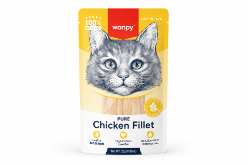 وانبي فيليه دجاج نقي للقطط – Wanpy Pure Chicken Fi...