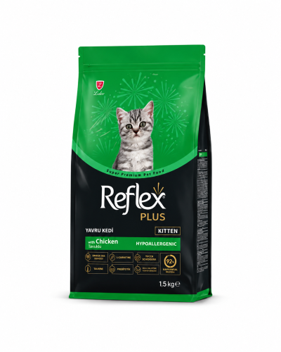 ريفلكس بلس للقطط الصغيرة بالدجاج 1.5 كجم– Reflex P...