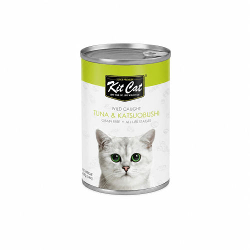 كيت كات تونا وكاتسوبوشي 400 جرام | Kit Cat Wild Ca...