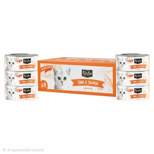 كيت كات تونا وسالمون 6×50 جم | Kit Cat Tuna & Salm...
