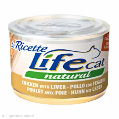 لايف كات ناتشورال دجاج مع كبدة - 150 جم | LifeCat...