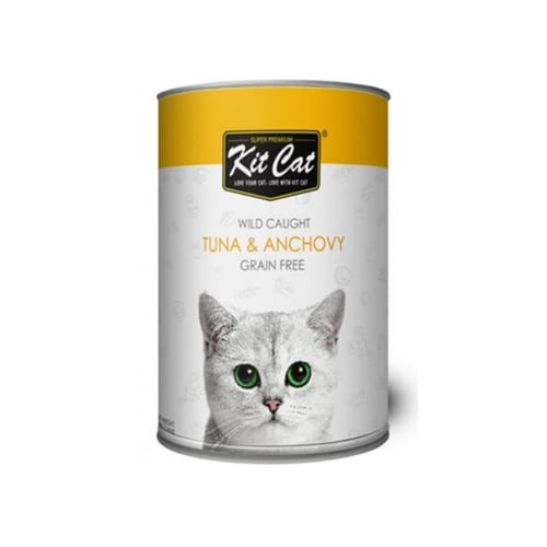 كيت كات تونا وأنشوجة 400 جرام | Kit Cat Wild Caugh...
