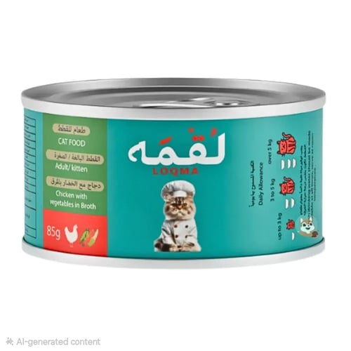 لقمة دجاج مع الخضار بالمرق 85 جم | LOQMA Chicken w...