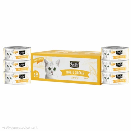 كيت كات تونا ودجاج 6×50 جم | Kit Cat Tuna & Chicke...