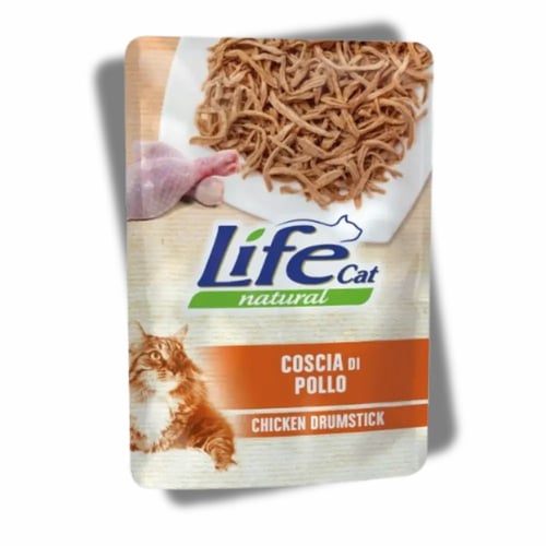 لايف كات ناتشورال - مغلف فخذ دجاج 70 جرام Life Cat...