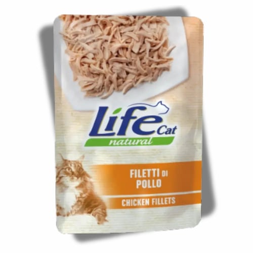لايف كات ناتشورال - مغلف شرائح دجاج 70 جرام Life C...