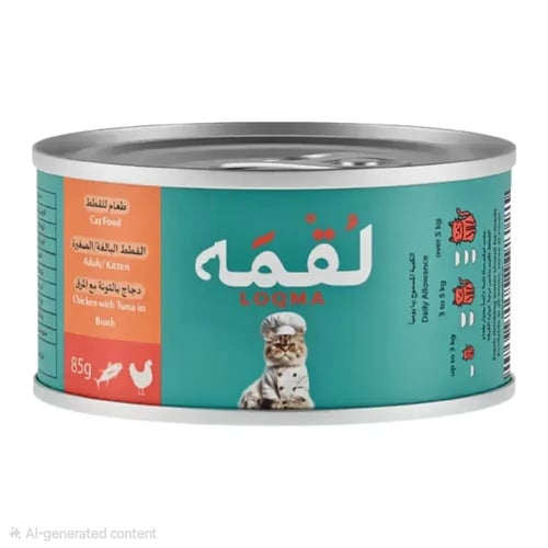 لقمة دجاج بالتونا في المرق 85 جم | LOQMA Chicken w...