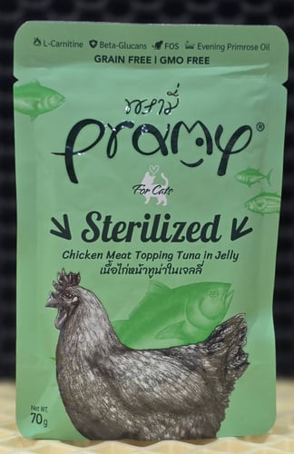 Pramy - Sterilized (Chicken Meat Topping Tuna in J...