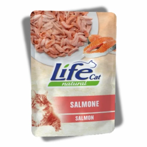 لايف كات ناتشورال - مغلف سلمون 70 جرام Life Cat Na...
