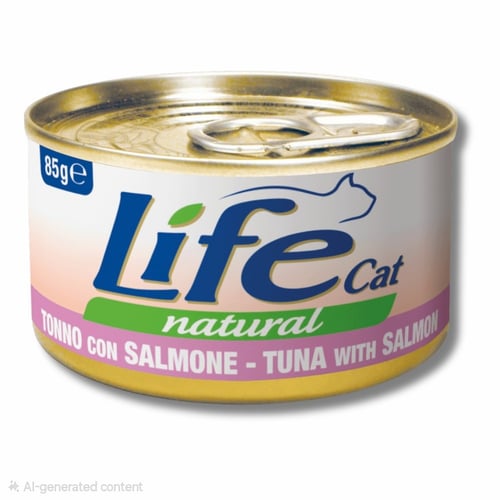 لايف كات ناتشورال - تونة مع سلمون 85 جرام Life Cat...