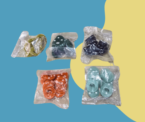 حجول مطاط نحيف 20 حبة