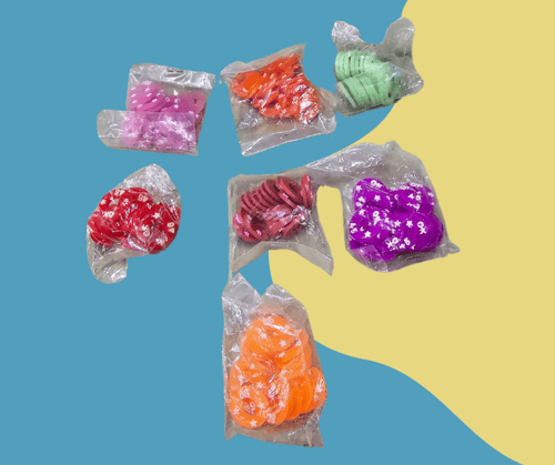حجول مطاط نحيف 20 حبة