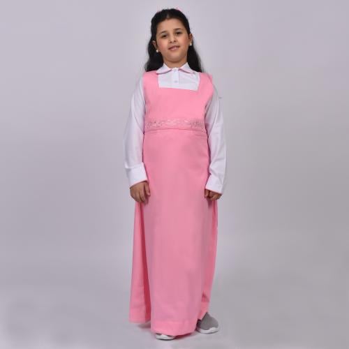 مريول ابتدائي وردي موديل 13012