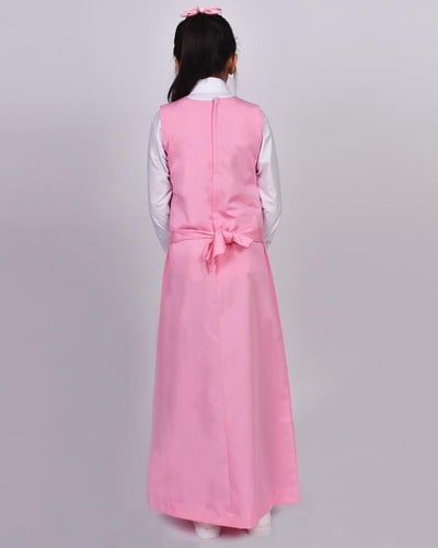 مريول ابتدائي وردي موديل 13010