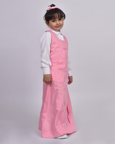 مريول ابتدائي وردي موديل 13009