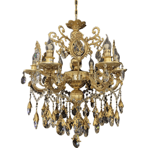 ثريا كلاسيك ذهبي و كوفي 6 اذرعه