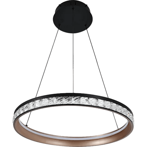 ثريا مودرن اسود لون الانارة 3 اضاءات متغيرة 55 واط...