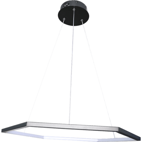 اضاءة مودرن اسود لون الانارة اصفر 30 واط مقاس 60 س...