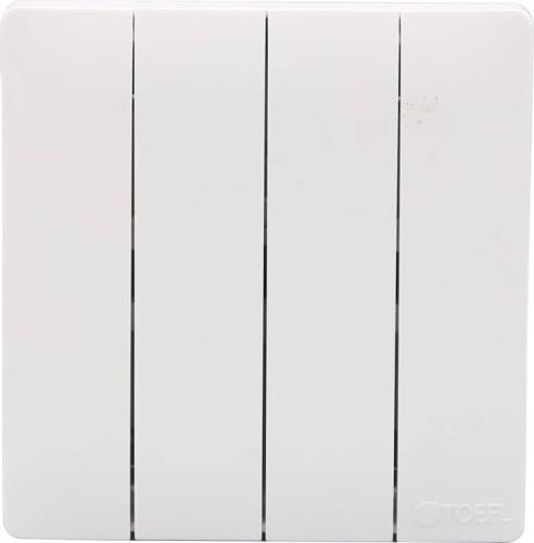 مفتاح شكل رباعي لون ابيض بيانو تصميم حديث مميز.