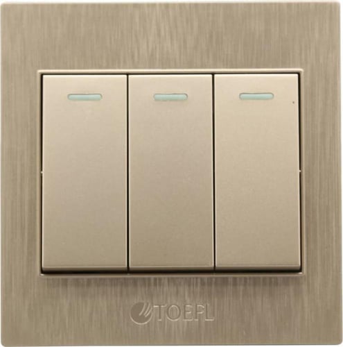 مفتاح ثلاثي لون ذهبي ملكي